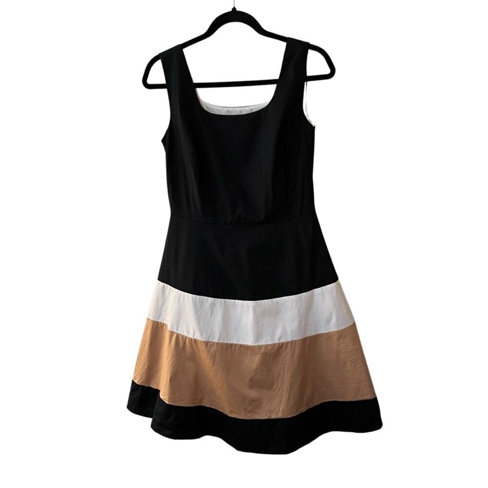 Isaac Mizrahilive Color Block Fit and Flare Dress Size 4